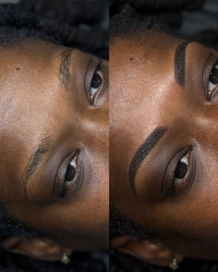 Before and after transformation combined in one image